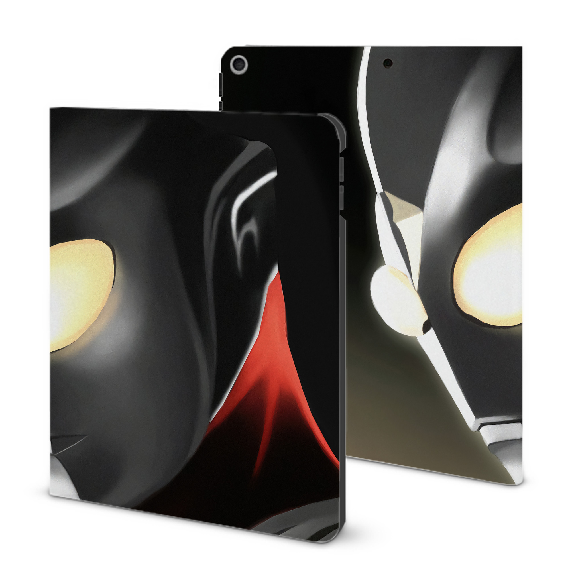 （画像用） ウルトラマン Ultraman IPad ケース ブック型 PUレザー TPU 耐衝撃 軽量 薄型 ペン収納なし 全面保護 IPad 各モデル対応